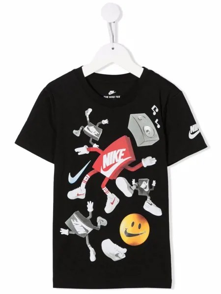 Nike Kids футболка с логотипом Swoosh