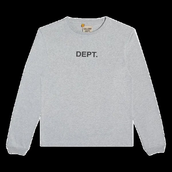 Футболка Gallery Dept. Long-Sleeve 'Heather Grey', серый