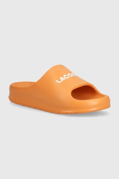 Шлепанцы Serve Slide Lacoste, оранжевый