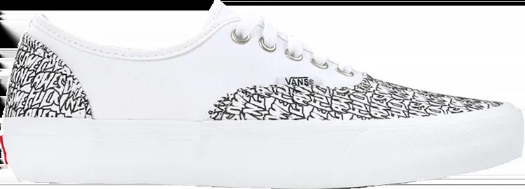 Кеды Vans f*cking Awesome x Authentic C Pro White, белый