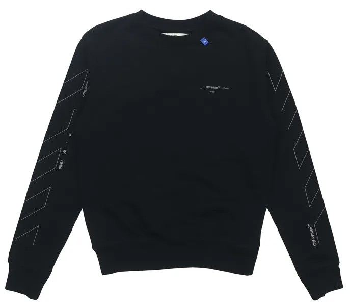 Толстовка с круглым вырезом Unfinished Arrow 3M Off-White