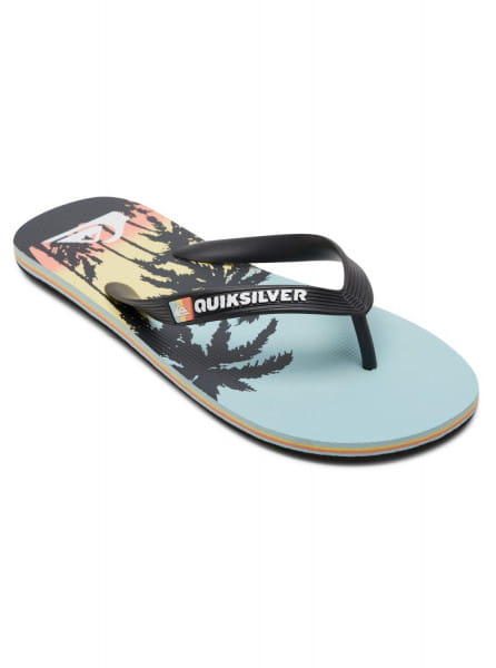 Шлепанцы мужские Quiksilver AQYL101264-BYJ3 голубые 45 EU