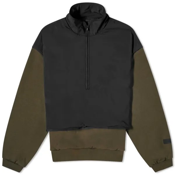 Свитер Fear Of God Essentials Spring Nylon Fleece Mockneck, цвет Ink & Jet Black