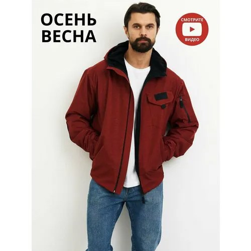 Бомбер Pater'C Legion, размер XL, бордовый, красный