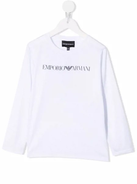 Emporio Armani Kids футболка с логотипом