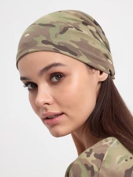 Повязка на голову женская MOM №1 MOM-0144 камуфляж р.56