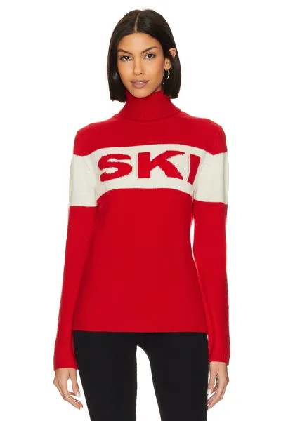 Свитер JUMPER 1234 Ski Roll Collar, цвет Red & Cream