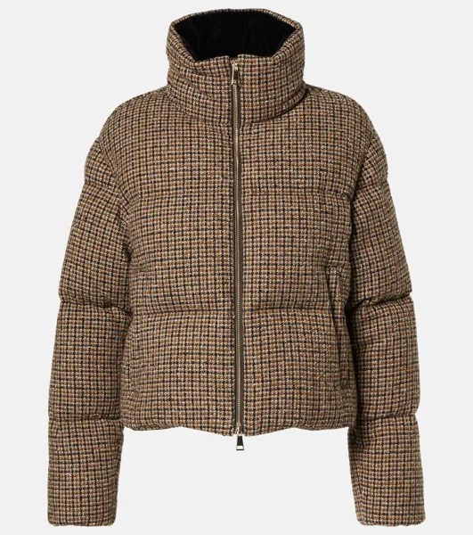 Укороченный пуховик Seboune из букле Moncler, мультиколор
