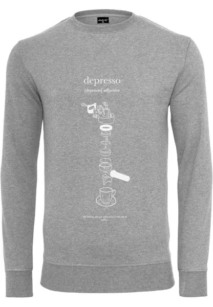 Толстовка Mt Upscale Depresso, пестрый серый
