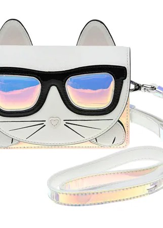 Белая сумка с длинной ручкой Karl Lagerfeld kids