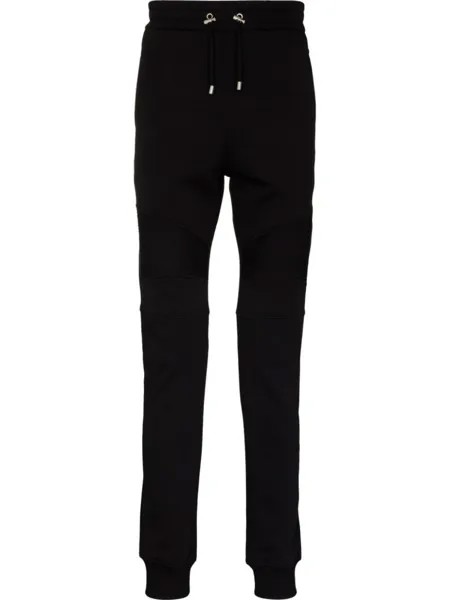 Balmain спортивные брюки с кулиской, черный