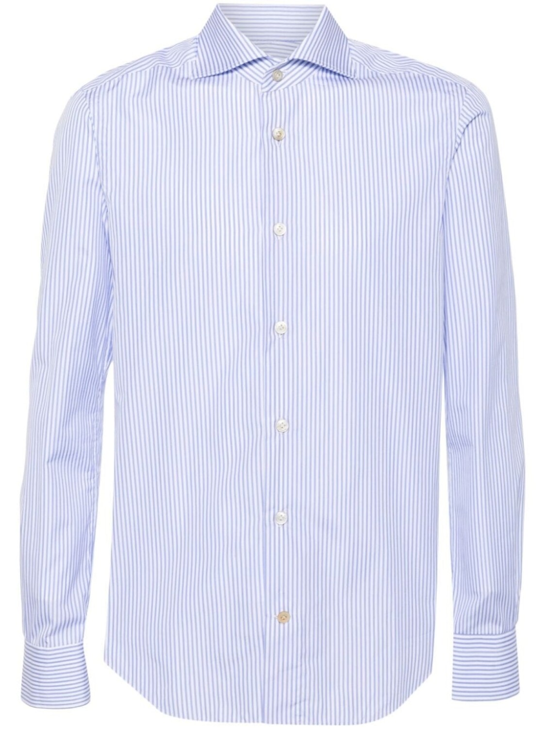 Kiton рубашка в тонкую полоску, синий