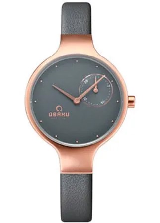 Fashion наручные  женские часы Obaku V201LDVJRJ. Коллекция Leather