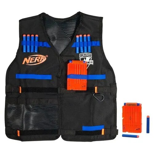 Жилет агента Hasbro NERF ELITE со стрелами и обоймами, 8+
