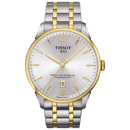 Наручные часы TISSOT T-Classic, золотой, серебряный