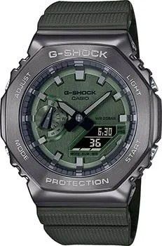 Японские наручные  мужские часы Casio GM-2100B-3AER. Коллекция G-Shock