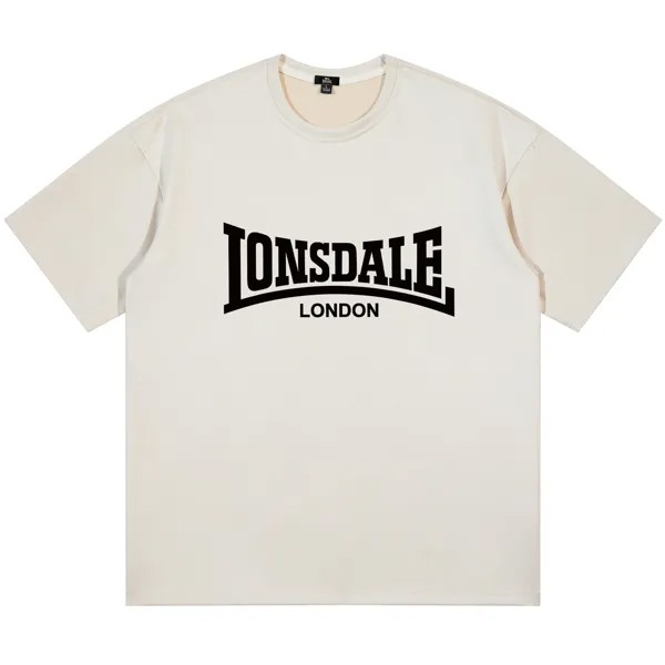 Футболка унисекс LONSDALE/Dragon Lion Dell, 2 упаковки (песочно-коричневый + песочно-коричневый)