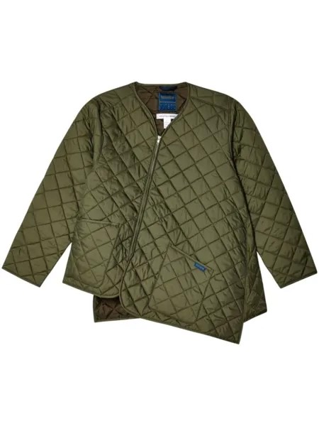 Comme Des Garçons Shirt асимметричный жакет, зеленый