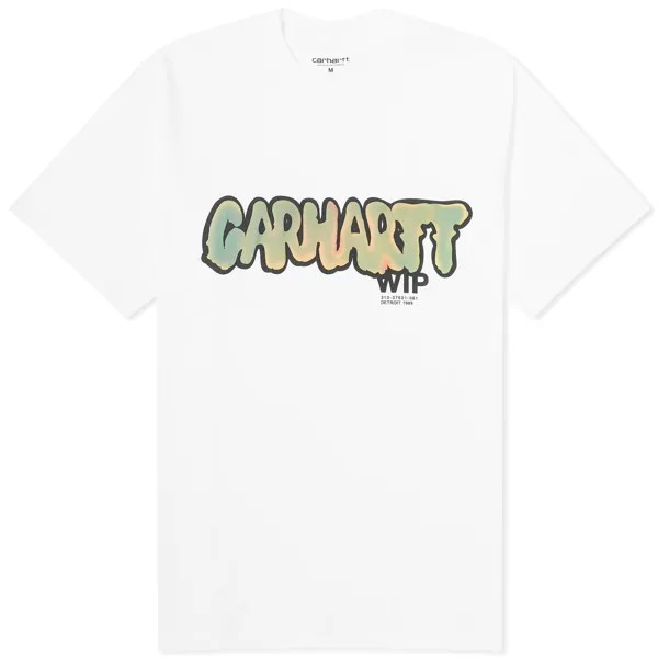 Футболка Carhartt Wip Drip Logo T-Shirt, белый