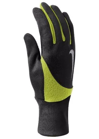 Мужские перчатки для бега NIKE MEN'S ELEMENT THERMAL 2.0 RUN GLOVES S BLACK/VOLT N.RG.B1.023.SL-023-S