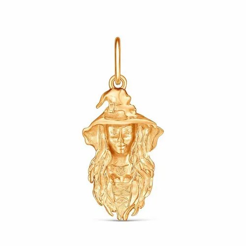 Подвеска VALTERA, серебро, 925 проба, золочение, золотой