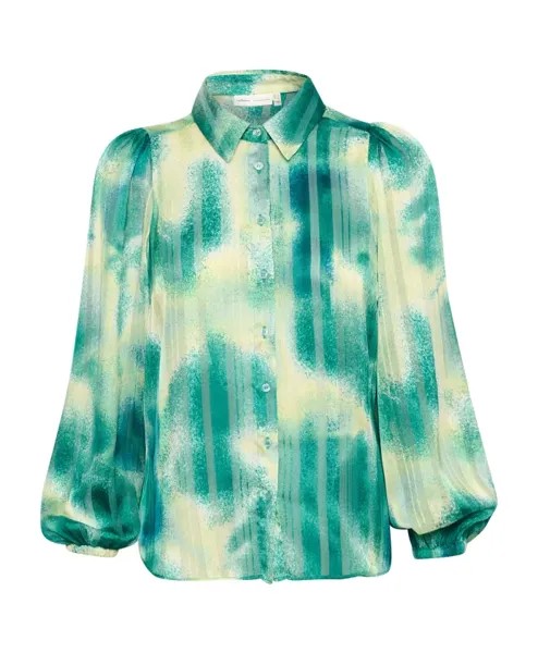 Женственная блузка Art Splash Inwear, зеленый