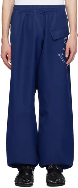 Синие перекрученные спортивные штаны Jw Anderson