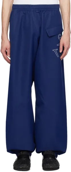Синие перекрученные спортивные штаны Jw Anderson