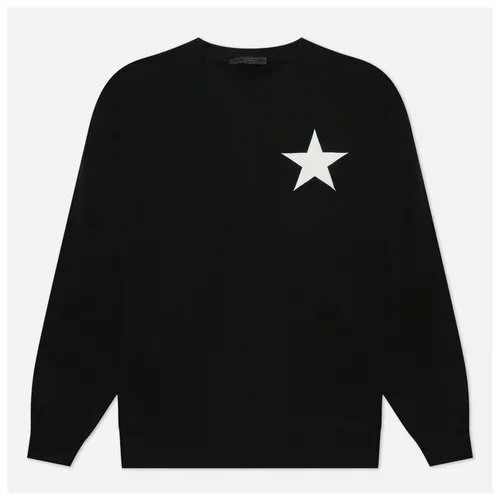 Мужская толстовка SOPHNET. Star Patched Crew Neck Sweat чёрный , Размер XL