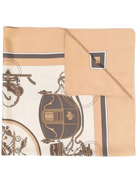 Hermès платок 1970-х годов с принтом