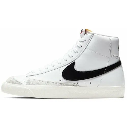 Кеды NIKE, размер 9 US, белый, черный