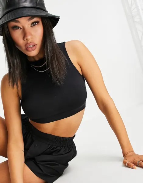 Топ с высоким воротником ASOS DESIGN