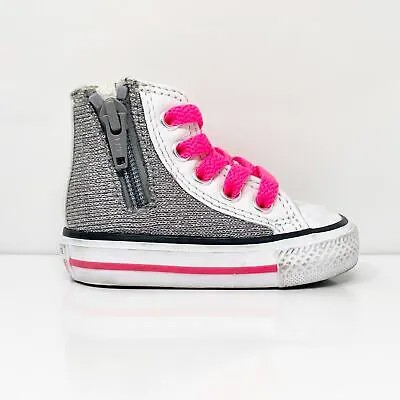 Converse Girls Chuck Taylor All Star 750600C Серые повседневные кроссовки, размер 2