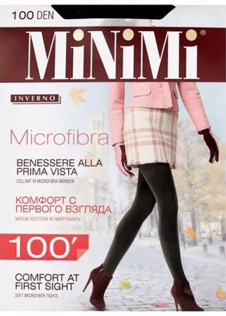 Колготки MiNiMi Microfibra 100 den, размер 4-L, nero (черный)