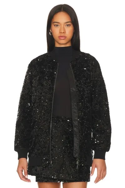 Куртка Le Superbe Grand Prix Long Bomber, цвет Noir Cluster Shine