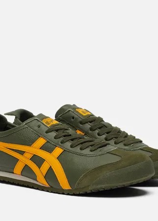 Мужские кроссовки Onitsuka Tiger Mexico 66, цвет оливковый, размер 40.5 EU