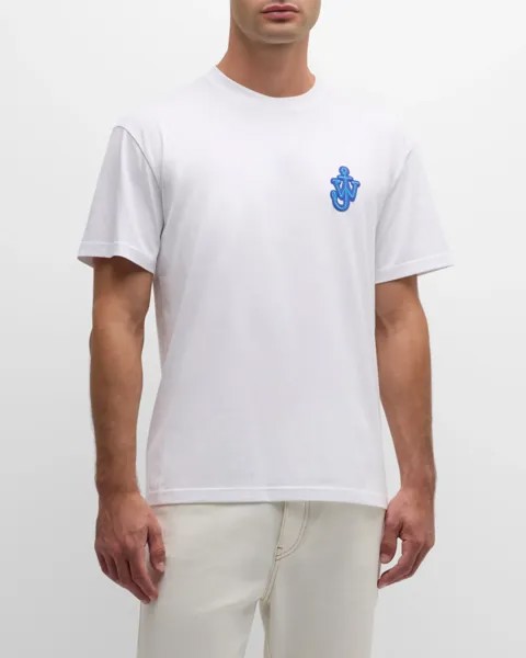 Мужская футболка с нашивкой «Якорь» JW Anderson, цвет White