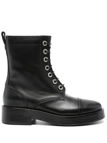 Casadei кожаные ботинки, черный