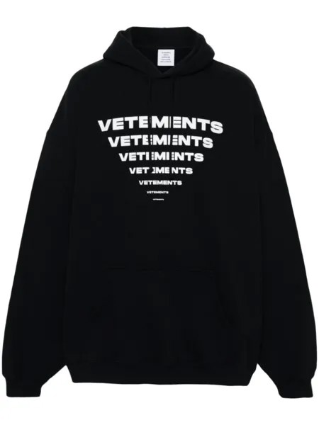 VETEMENTS худи с логотипом, черный
