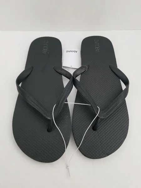 Черные шлепанцы-стринги ABOUND Nordstrom с мягкой подкладкой и сандалиями без шнуровки 13