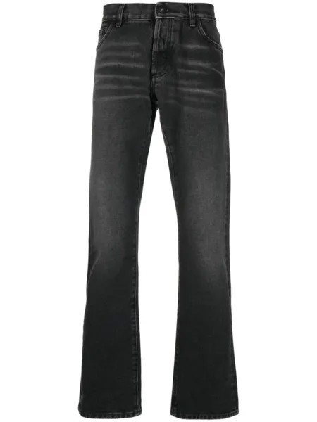Marcelo Burlon County of Milan джинсы Medium Stone Cross, черный