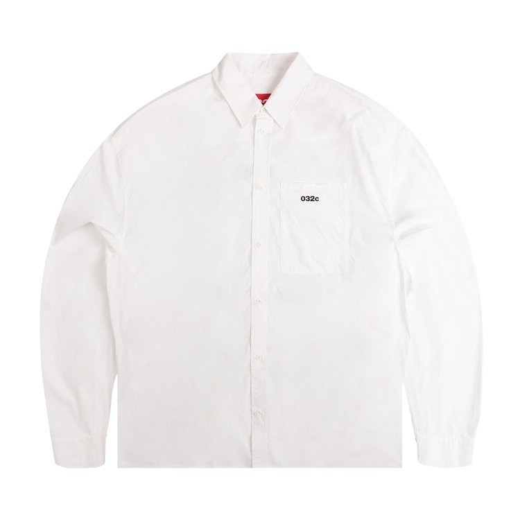 Рубашка 032C Drop Button Up 'White', белый