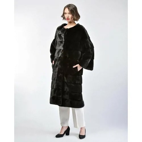 Пальто Manakas Frankfurt, норка, размер 40, черный