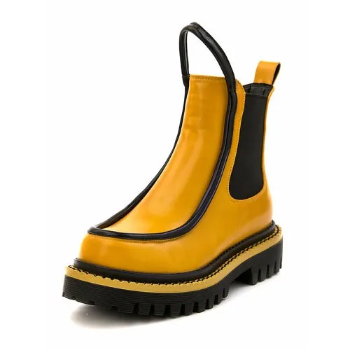 Ботинки  Prominente, размер 37, желтый