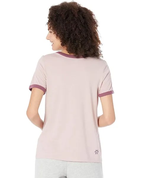 Футболка SKECHERS Eat Ringer Tee, цвет Burnished Lilac