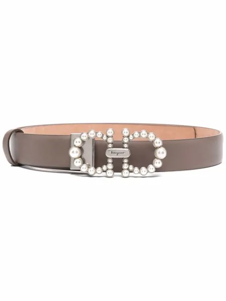 Salvatore Ferragamo ремень с декором Gancini