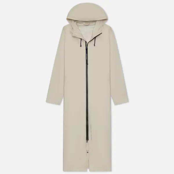 Женская куртка дождевик Stutterheim Mosebacke Long Zip Lightweight бежевый, Размер XS