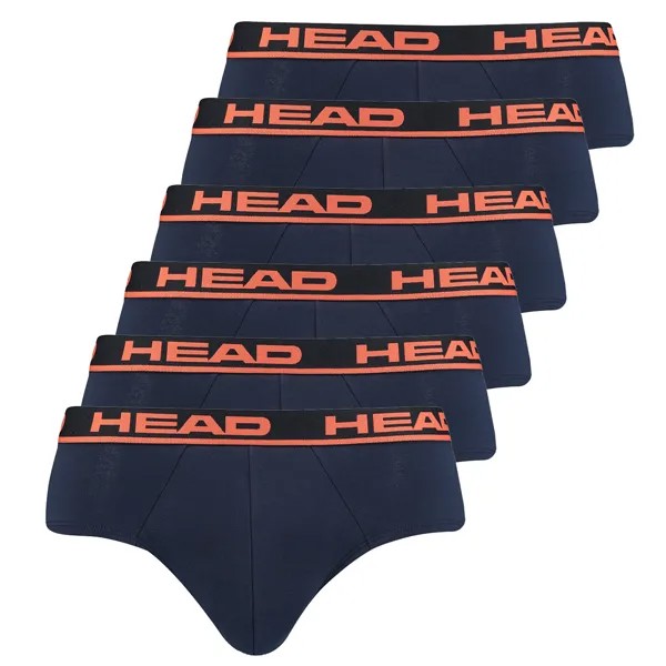 Боксеры HEAD Boxershorts Head Boxer Brief 6P, цвет 003 - Blue / Orange