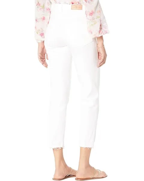 Джинсы 7 For All Mankind High-Waisted Cropped Straight in Soleil, цвет Soleil