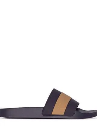 Brunello Cucinelli шлепанцы в полоску